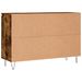 Buffet chêne fumé 104x35x70 cm bois d'ingénierie - Photo n°8