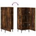 Buffet Chêne fumé 34,5x34x90 cm Bois d'ingénierie - Photo n°9