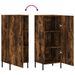 Buffet Chêne fumé 34,5x34x90 cm Bois d'ingénierie - Photo n°9