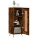 Buffet Chêne fumé 34,5x34x90 cm Bois d'ingénierie - Photo n°4