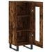 Buffet Chêne fumé 34,5x34x90 cm Bois d'ingénierie - Photo n°6