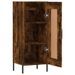 Buffet Chêne fumé 34,5x34x90 cm Bois d'ingénierie - Photo n°6