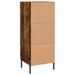 Buffet Chêne fumé 34,5x34x90 cm Bois d'ingénierie - Photo n°8