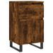 Buffet chêne fumé 40x35x70 cm bois d'ingénierie - Photo n°1