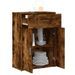 Buffet chêne fumé 60x30x84 cm bois d'ingénierie - Photo n°4