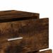 Buffet chêne fumé 60x31x84 cm bois d'ingénierie - Photo n°8