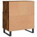 Buffet Chêne fumé 60x35x70 cm Bois d'ingénierie - Photo n°8