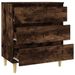 Buffet Chêne fumé 60x35x70 cm Bois d'ingénierie - Photo n°7