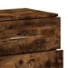 Buffet chêne fumé 60x39x80 cm bois d'ingénierie - Photo n°9