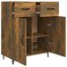 Buffet Chêne fumé 69,5x34x90 cm Bois d'ingénierie - Photo n°7