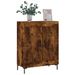 Buffet chêne fumé 69,5x34x90 cm bois d'ingénierie - Photo n°3