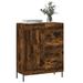 Buffet chêne fumé 69,5x34x90 cm bois d'ingénierie - Photo n°3