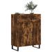 Buffet chêne fumé 69,5x34x90 cm bois d'ingénierie - Photo n°3