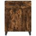 Buffet chêne fumé 69,5x34x90 cm bois d'ingénierie - Photo n°6