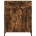 Buffet chêne fumé 69,5x34x90 cm bois d'ingénierie - Photo n°6