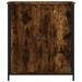 Buffet chêne fumé 70x30x80 cm bois d'ingénierie - Photo n°6