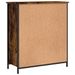 Buffet chêne fumé 70x30x80 cm bois d'ingénierie - Photo n°8