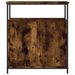 Buffet chêne fumé 70x30x80 cm bois d'ingénierie - Photo n°6