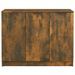 Buffet Chêne fumé 90,5x30x70 cm Bois d'ingénierie - Photo n°5