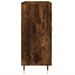 Buffet chêne fumé 90x34x80 cm bois d'ingénierie - Photo n°7