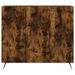 Buffet chêne fumé 90x34x80 cm bois d'ingénierie - Photo n°6