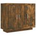 Buffet Chêne fumé 92x35x75 cm Bois d'ingénierie - Photo n°1