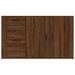 Buffet Chêne marron 100x33x59,5 cm Bois d'ingénierie - Photo n°6