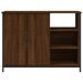 Buffet chêne marron 100x33x75 cm bois d'ingénierie - Photo n°6