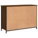 Buffet chêne marron 100x35x70 cm bois d'ingénierie - Photo n°8