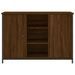 Buffet chêne marron 100x35x70 cm bois d'ingénierie - Photo n°6