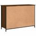 Buffet chêne marron 100x35x70 cm bois d'ingénierie - Photo n°8