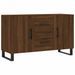Buffet chêne marron 100x36x60 cm bois d'ingénierie - Photo n°1