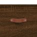 Buffet chêne marron 100x36x60 cm bois d'ingénierie - Photo n°9