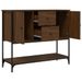 Buffet chêne marron 100x36x85 cm bois d'ingénierie - Photo n°5