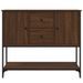 Buffet chêne marron 100x36x85 cm bois d'ingénierie - Photo n°6