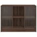 Buffet chêne marron 102x37x75,5 cm bois d'ingénierie - Photo n°6