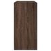 Buffet chêne marron 102x37x75,5 cm bois d'ingénierie - Photo n°7