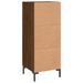 Buffet Chêne marron 34,5x34x90 cm Bois d'ingénierie - Photo n°8