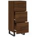 Buffet Chêne marron 34,5x34x90 cm Bois d'ingénierie - Photo n°5