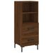 Buffet Chêne marron 34,5x34x90 cm Bois d'ingénierie - Photo n°1