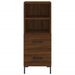 Buffet Chêne marron 34,5x34x90 cm Bois d'ingénierie - Photo n°6