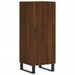 Buffet Chêne marron 34,5x34x90 cm Bois d'ingénierie - Photo n°1