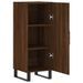 Buffet Chêne marron 34,5x34x90 cm Bois d'ingénierie - Photo n°5