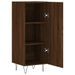 Buffet Chêne marron 34,5x34x90 cm Bois d'ingénierie - Photo n°6