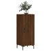 Buffet Chêne marron 34,5x34x90 cm Bois d'ingénierie - Photo n°3