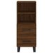 Buffet Chêne marron 34,5x34x90 cm Bois d'ingénierie - Photo n°6