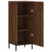 Buffet Chêne marron 34,5x34x90 cm Bois d'ingénierie - Photo n°5