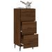 Buffet Chêne marron 34,5x34x90 cm Bois d'ingénierie - Photo n°4