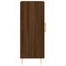 Buffet Chêne marron 34,5x34x90 cm Bois d'ingénierie - Photo n°7