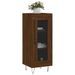 Buffet Chêne marron 34,5x34x90 cm Bois d'ingénierie - Photo n°3